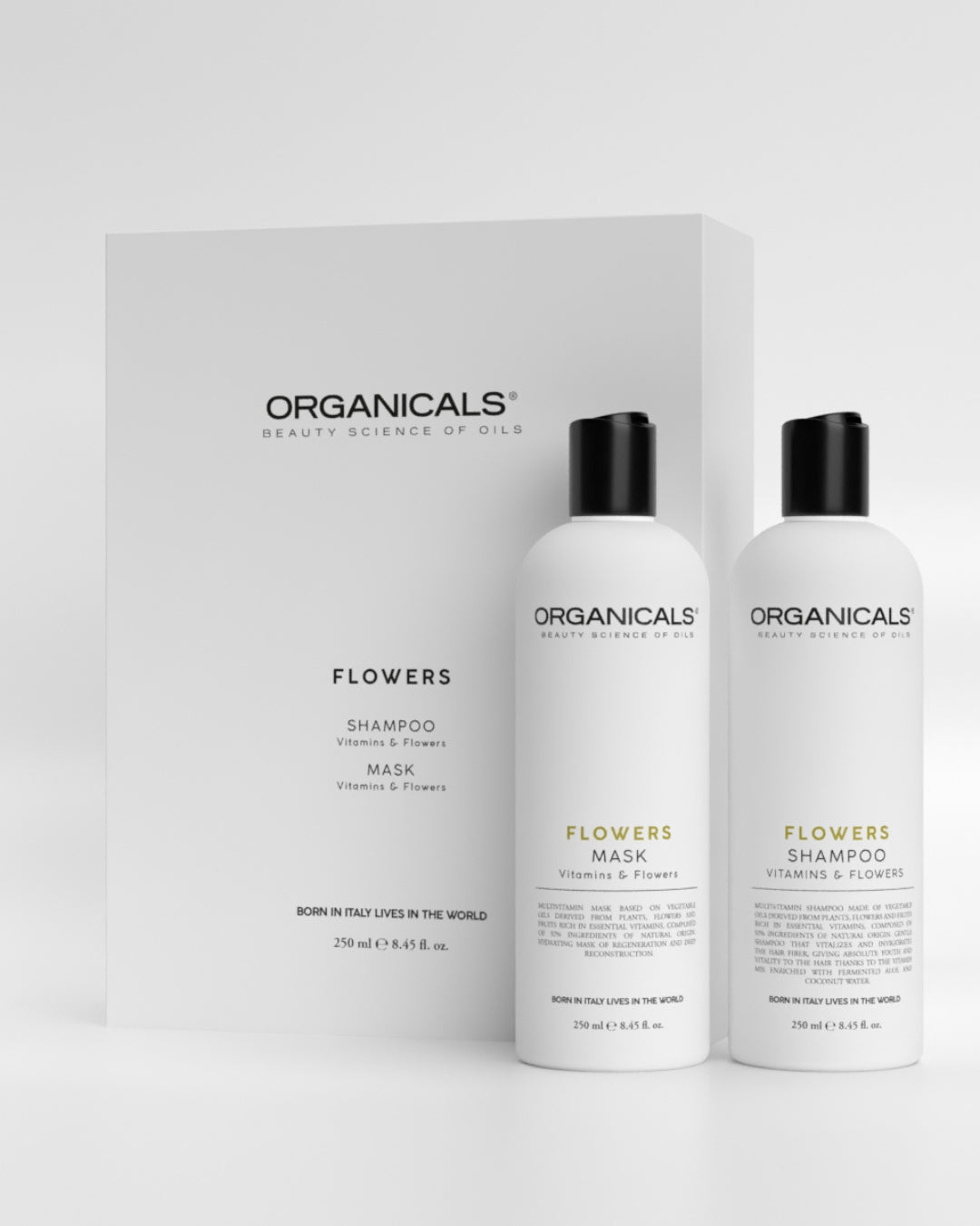 FLOWERS Gift Box ORGANICALS - poklon paket za sve tipove kose