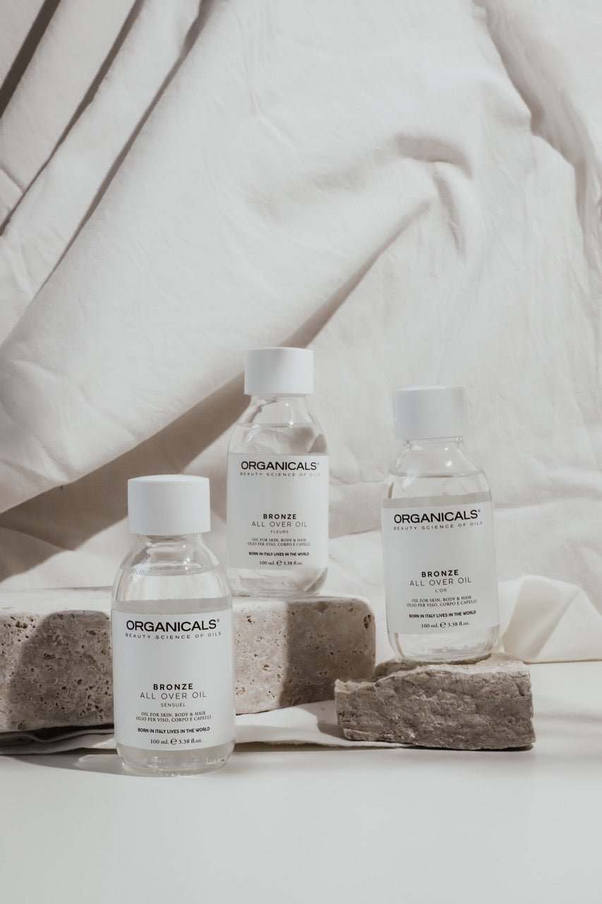 BRONZE All Over Oil L'OR olje za telo in lase ORGANICALS - Šamponi.si