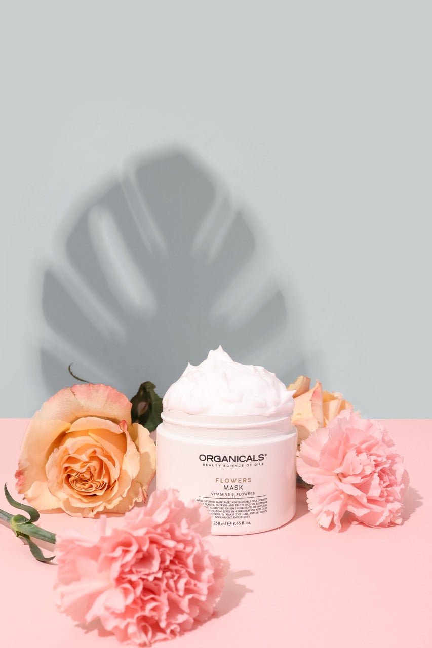 FLOWERS multivitaminska maska za lase ORGANICALS - Šamponi.si