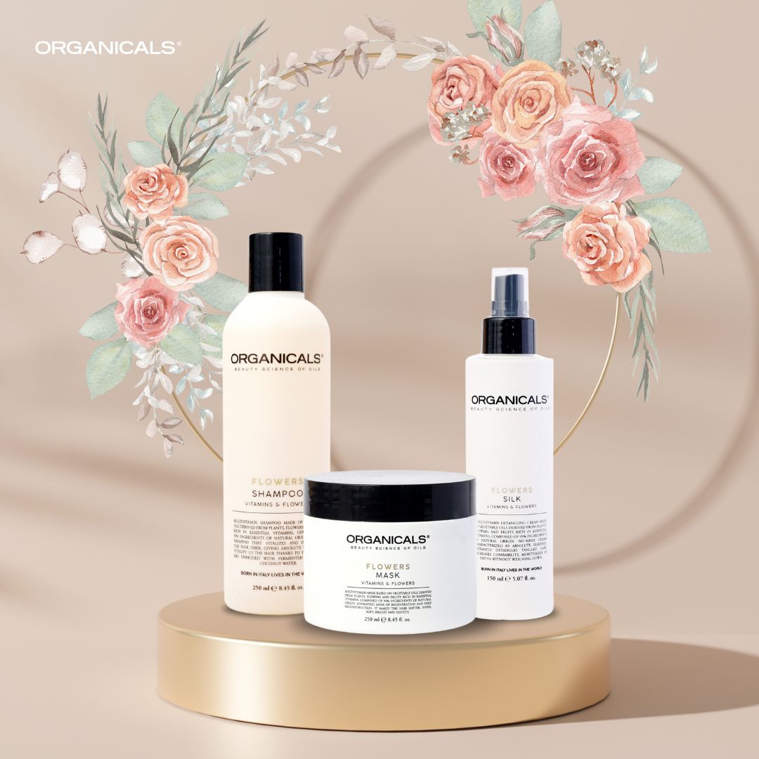 FLOWERS Multivitaminska nega za lase ORGANICALS - Šamponi.si