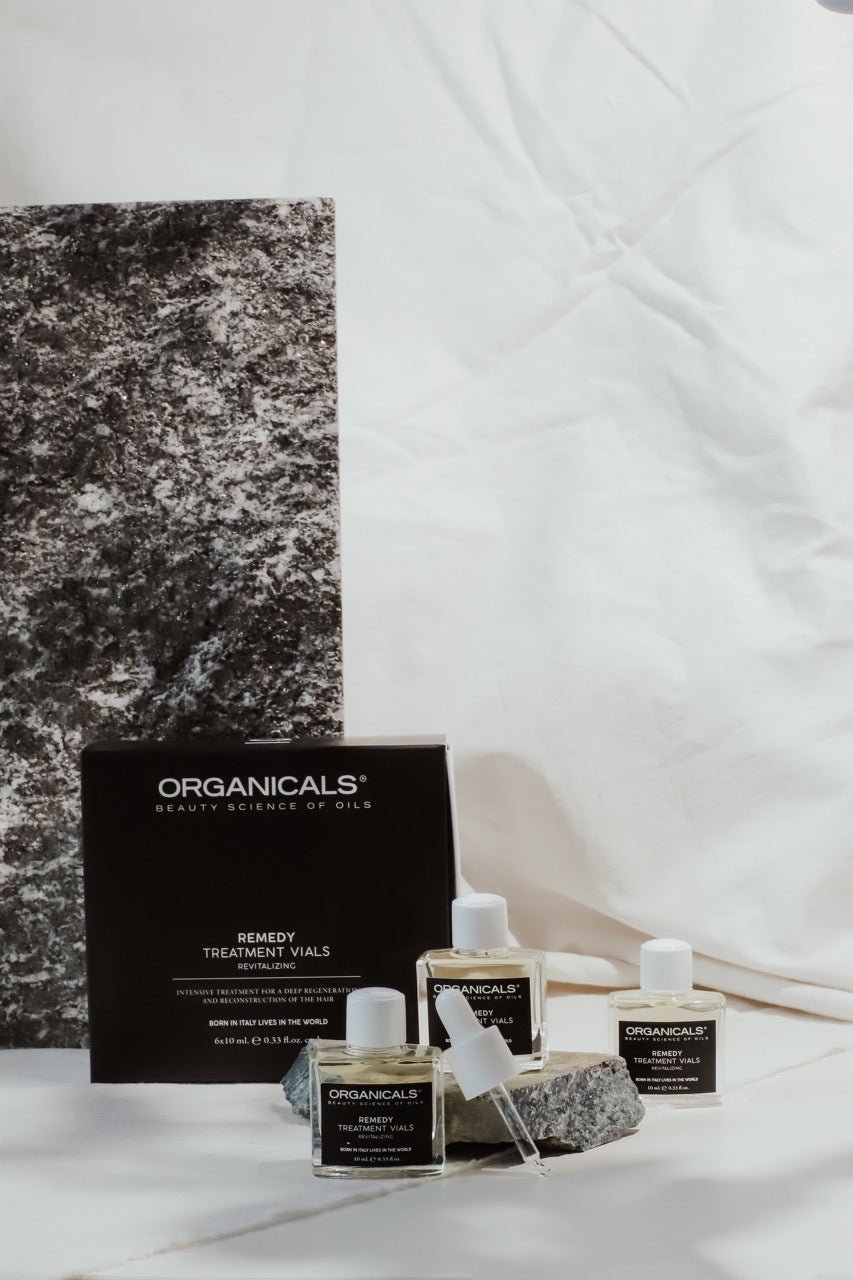 REMEDY Revitalizing Treatment Six Vials serum za krepitev las 6 x 10 ml ORGANICALS - Šamponi.si